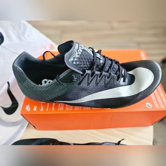 New Nike Zoom Rival Sprinter Black Silver Men's Shoes Size 13. - Picture 5 of 13